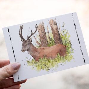 Carte "Au cœur des bois"