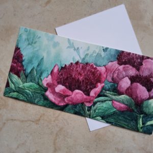 Carte "Pivoines"