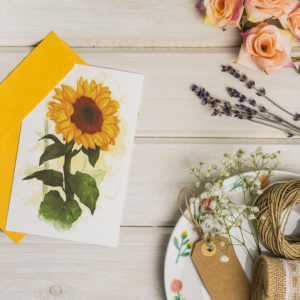 Carte "Tournesol"
