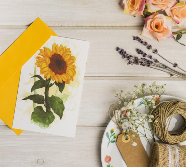 Carte "Tournesol"