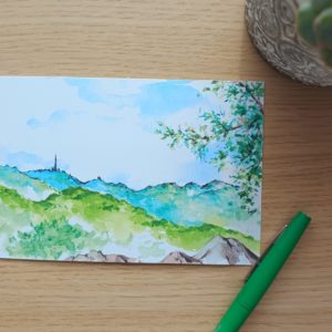 Carte "Les trois dents du Pilat"